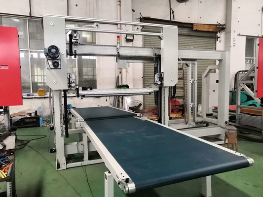 เครื่องตัดใบมีดสั่นสะเทือนแนวตั้ง CNC สำหรับโฟมยืดหยุ่นเด้ง 4kw 380V 50HZ