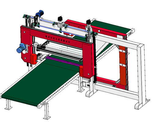 380v 50hz ใบมีดคู่ 10m / นาทีเครื่องตัดซีเอ็นซี DTC-SD2012