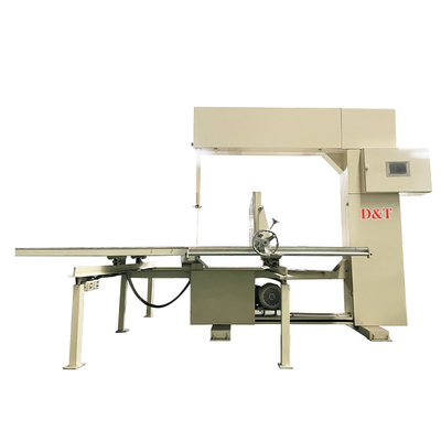 เครื่องตัดโฟมแนวตั้ง CNC แนวตั้งสำหรับที่นอนฟองน้ำ 1.74kW