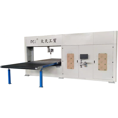 เครื่องตัดโฟมฟองน้ำอัตโนมัติ 5KW ประเภทหมุนแนวตั้ง