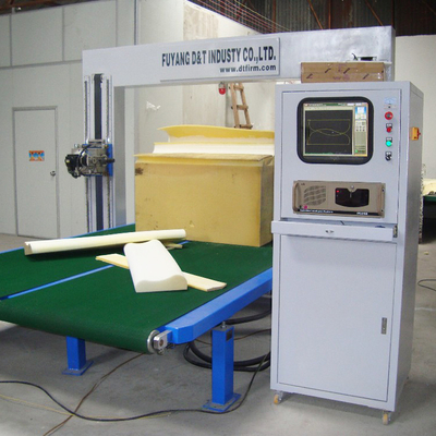 CNC เครื่องตัดฟองน้ำแนวนอนโฟม PU ใบมีดสั่นอัตโนมัติ