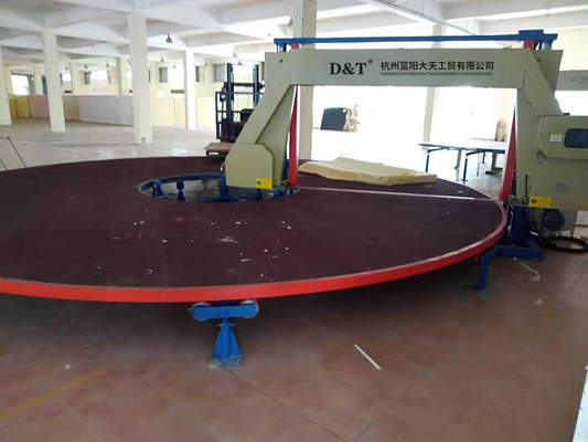 เครื่องตัดวงกลมฟองน้ำแนวนอนโต๊ะกลมประสิทธิภาพสูงที่กำหนดเอง
