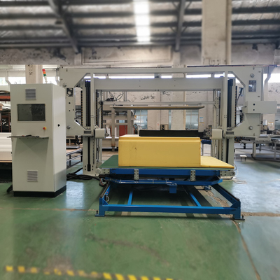 เครื่องตัดตั้งฟอง CNC เครื่องตัดหมุนสําหรับการตัดฟอง PU ที่ยืดหยุ่น การตัดลักษณะความเร็วสูง ด้วยความแม่นยําสูง