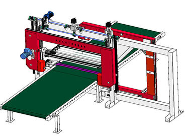 ใบมีดคู่อัตโนมัติแนวนอนและแนวตั้ง PU โฟมฟองน้ำเครื่องตัด CNC