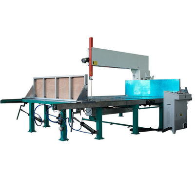 Foam Molding Slice เครื่องตัดแนวตั้ง 1200 มม. สำหรับผ้าฝ้ายมุก EVA