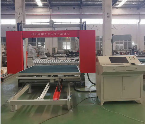 Rebound Foam CNC เครื่องตัดมีดสั่นสำหรับโพลียูรีเทนพร้อมโต๊ะทัวริงเพื่อตัดรูปร่าง 2D หรือ 3D