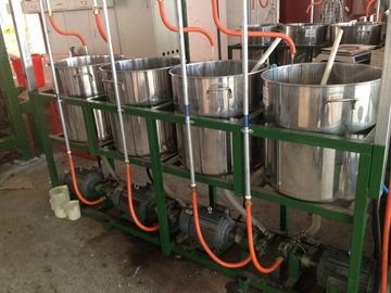 สายการผลิตสเปงสําหรับการผลิตสเปงแบบอัตโนมัติเต็ม และ 4m x 3.2m x 3.2m Stirs Mix Rack 17.5m x 2.4m x 1.2m ถนนแห้ง 16.9m