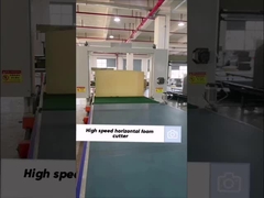 คุณภาพดี CNC สปองจิ้งจอกแนวราบ เครื่องตัดฟองแข็งอัตโนมัติ