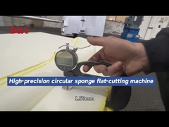 เครื่องตัดฟองหมุน PU วงกลม เครื่องตัดระดับดิจิทัล