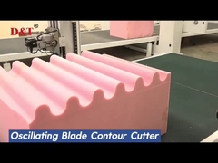 เครื่องตัดฟองน้ำอัตโนมัติ CNC ฟองน้ำลาเท็กซ์ ใบมีดสั่น